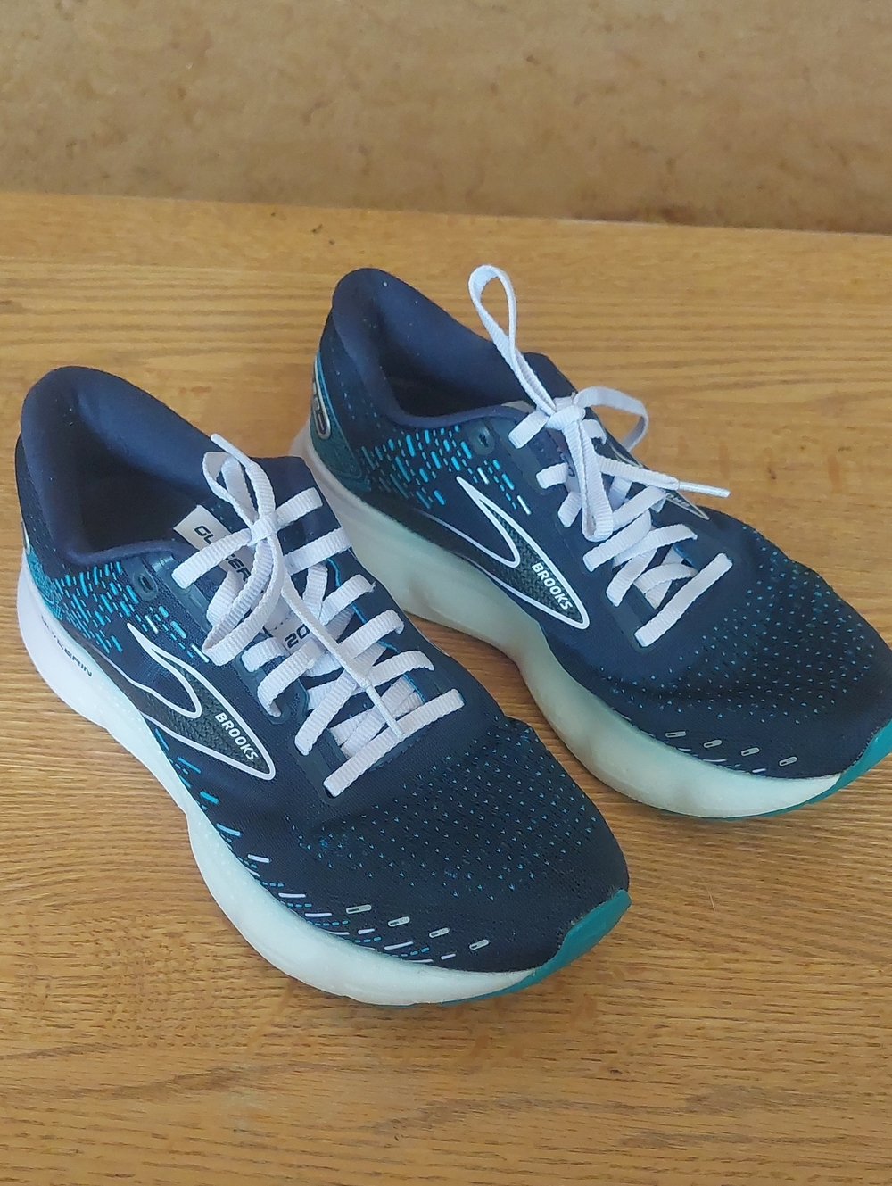 Brooks Women’s Glycerin 20 Navy & Teal & PURPLE Running Shoes